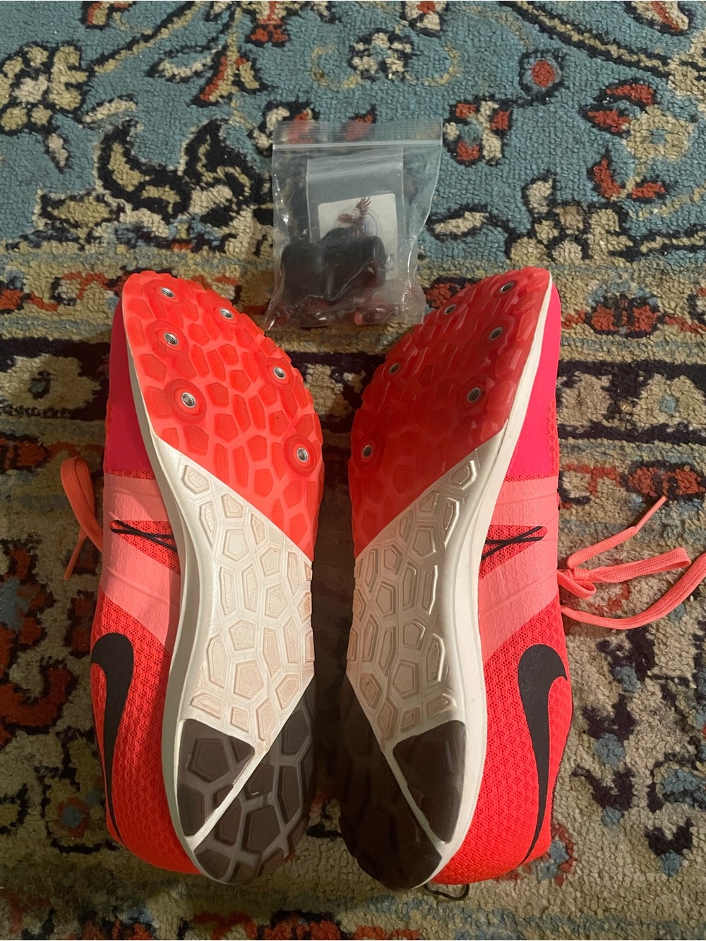 Nike Women’s Coral/Hot Pink Track Spikes
